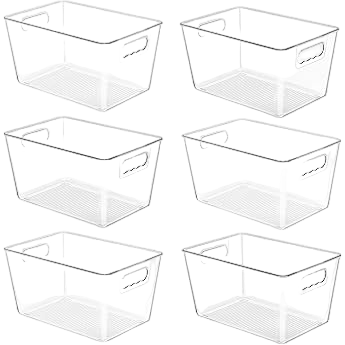 Storage bin used in the monthly deep clean