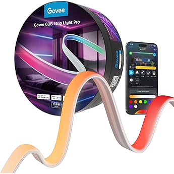 Govee RGBIC LED Strip Lights 32.8ft with Covers, Smart…