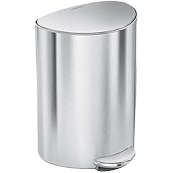 simplehuman Small Bathroom Trash Can with Lid,…
