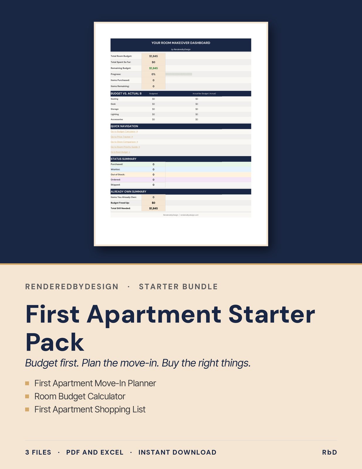 First Apartment Starter Pack cover