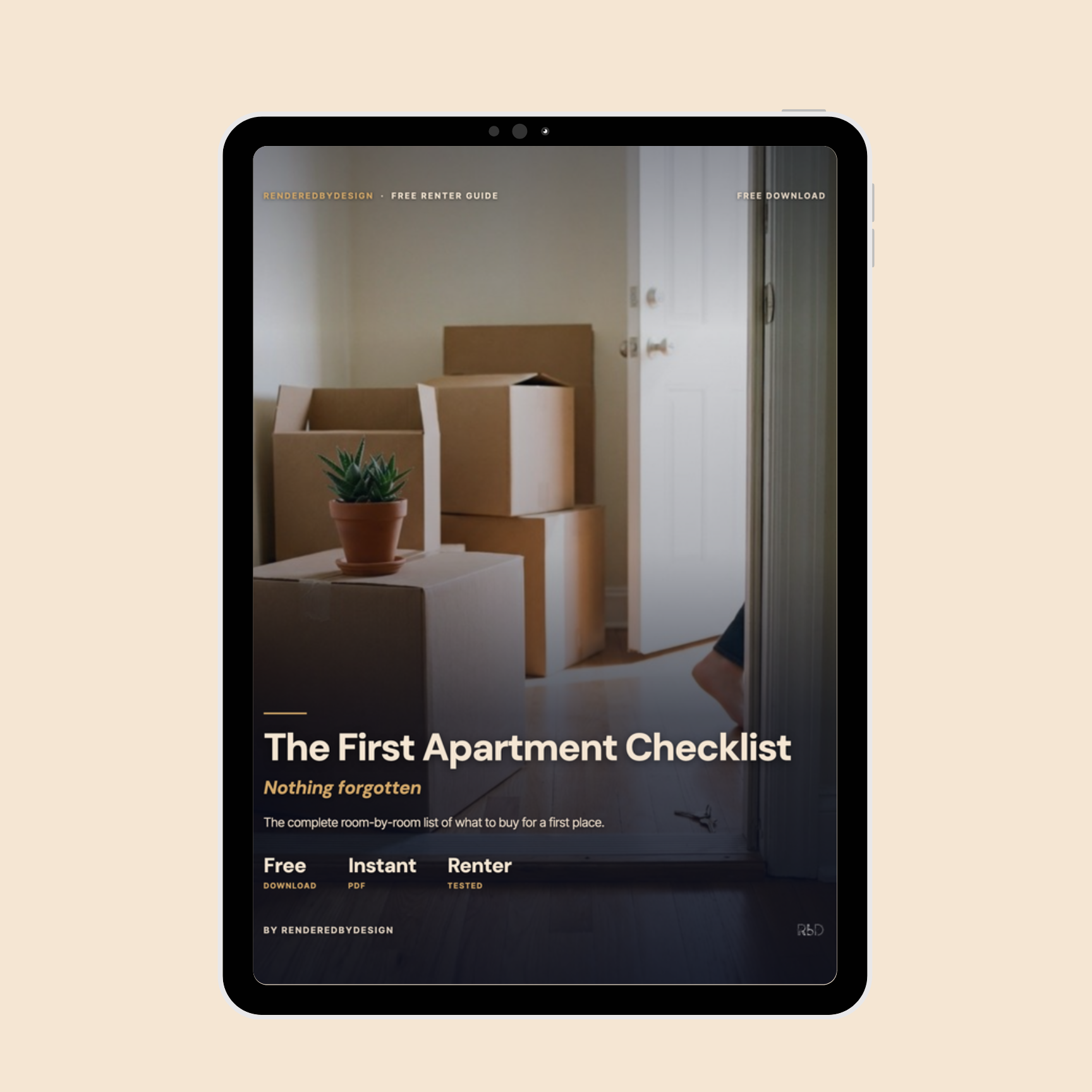 First Apartment Checklist