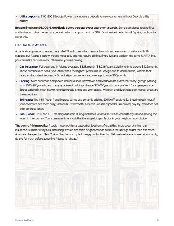Page 6 of MOVING TO ATLANTA GUIDE