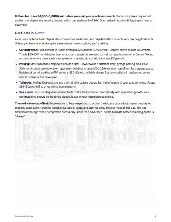 Page 6 of MOVING TO AUSTIN GUIDE