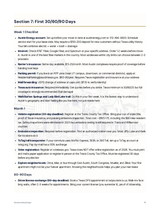 Page 17 of MOVING TO AUSTIN GUIDE
