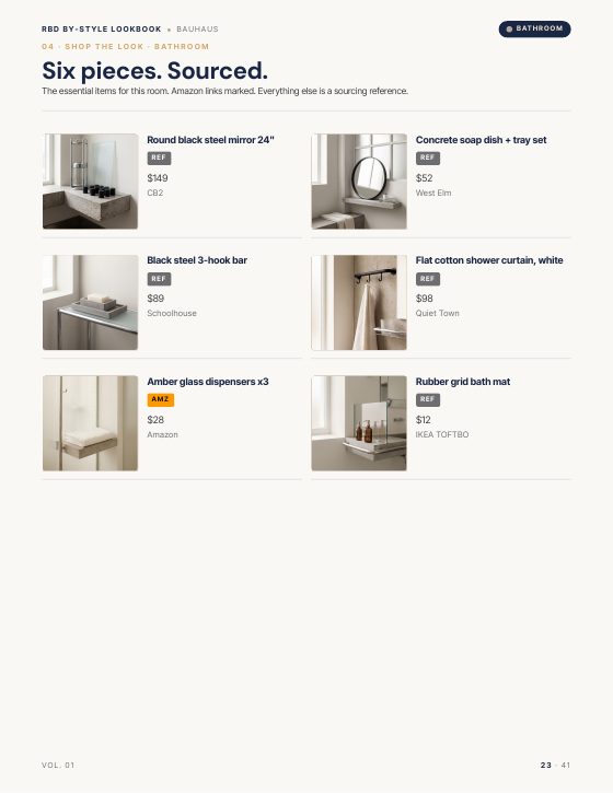 Page 23 of BAUHAUS STYLE LOOKBOOK