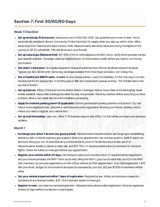 Page 17 of MOVING TO BOSTON GUIDE