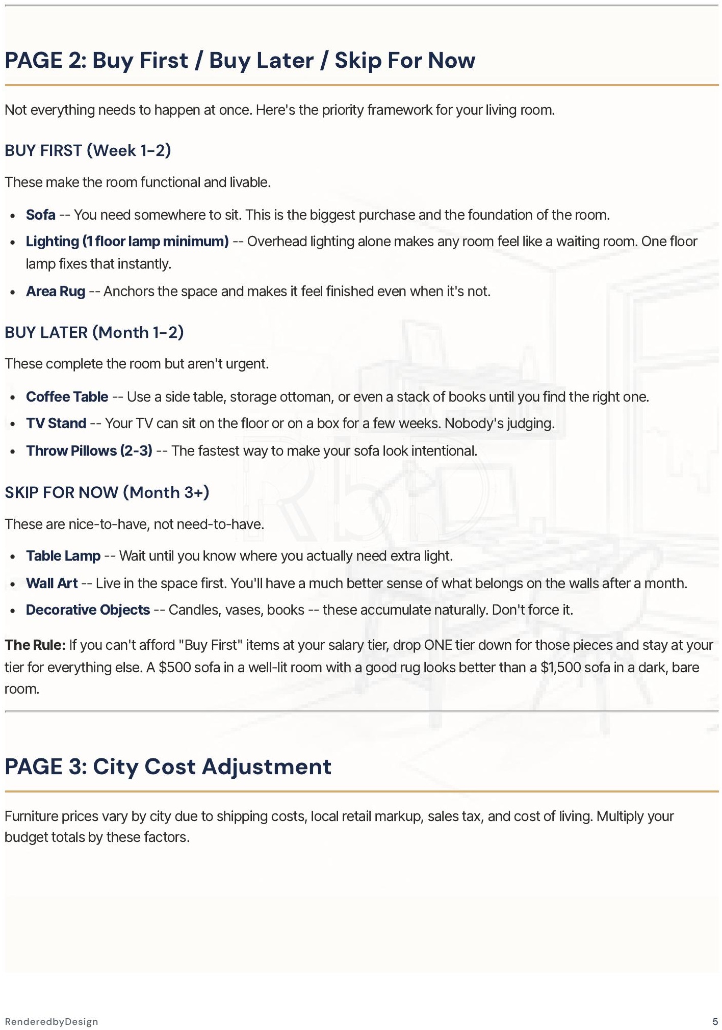 Basic Budget Calculator, view 3