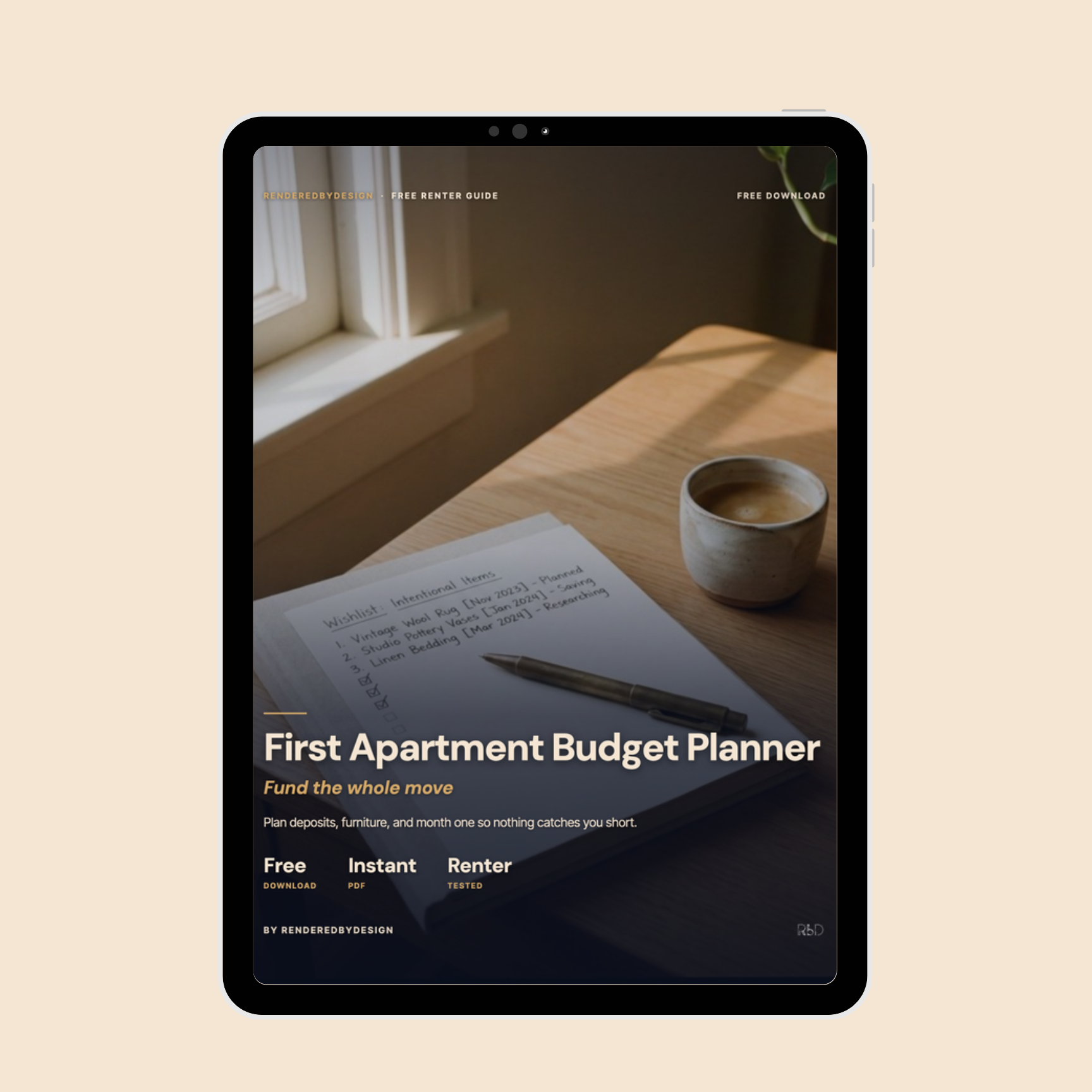 First Apartment Budget Planner