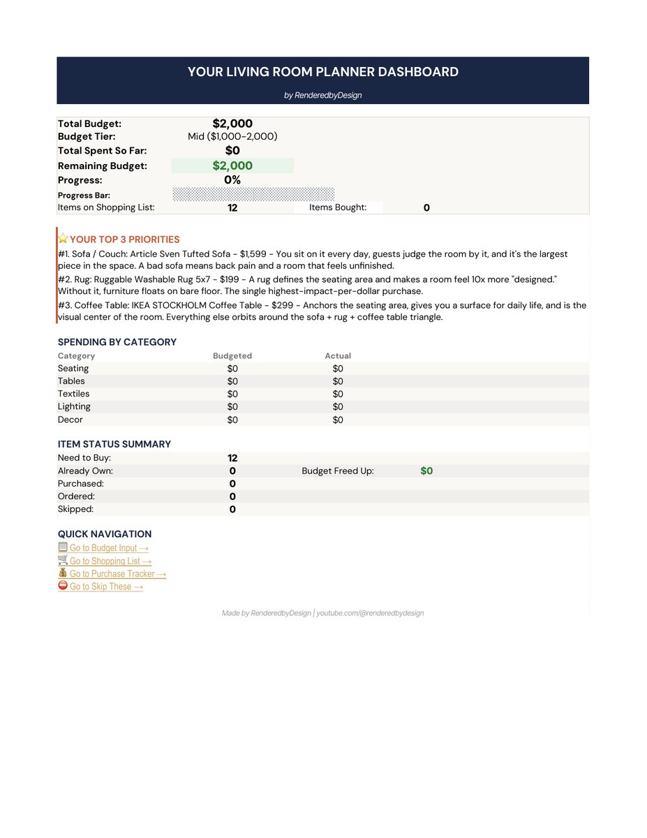 Room planner page from the Calculator Suite