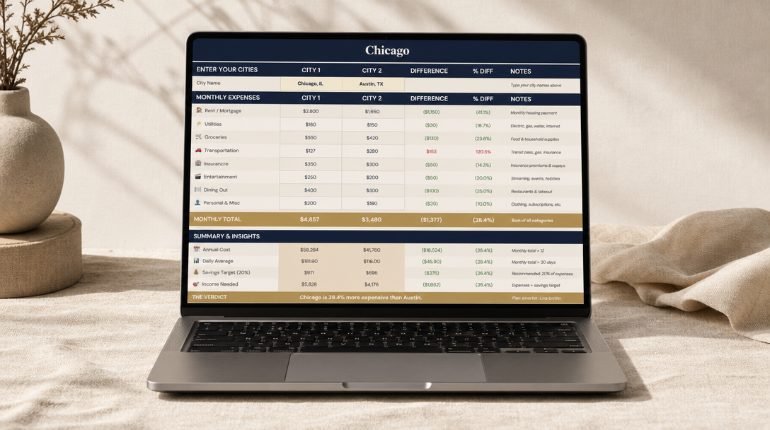Chicago Cost Calculator
