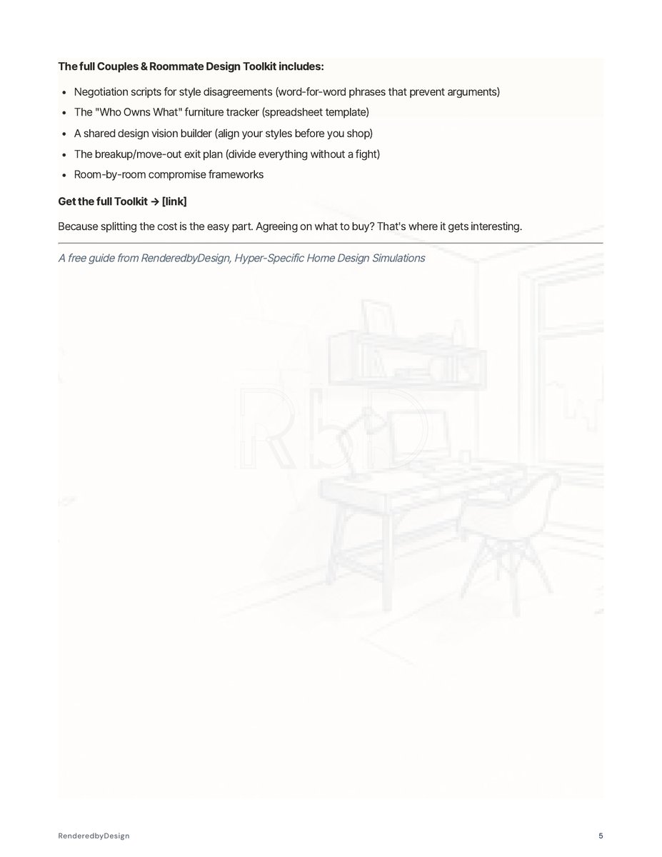 Page 5 page from the Cost Splitting Models