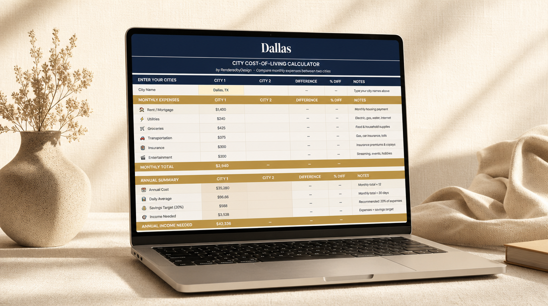 Dallas Cost Calculator