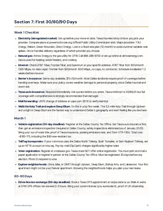 Page 17 of MOVING TO DALLAS GUIDE