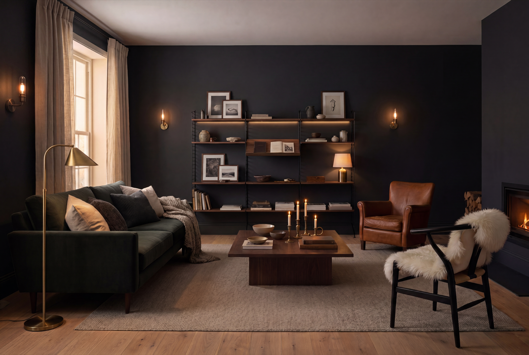 Dark Scandinavian Style Lookbook