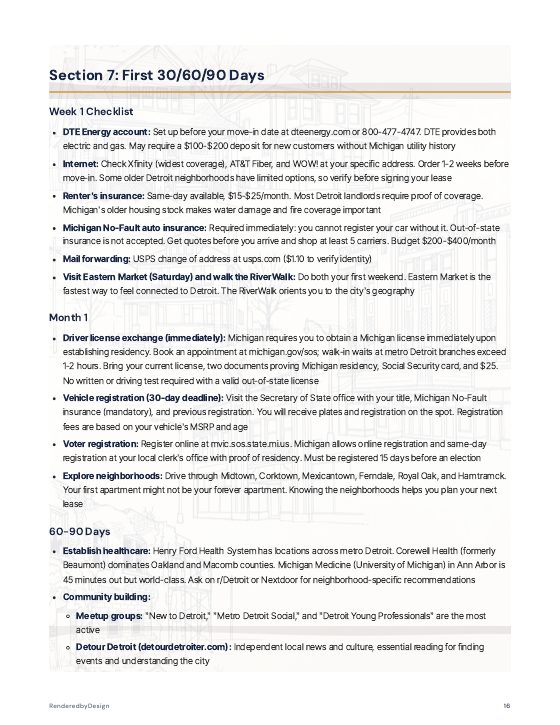 Page 16 of MOVING TO DETROIT GUIDE
