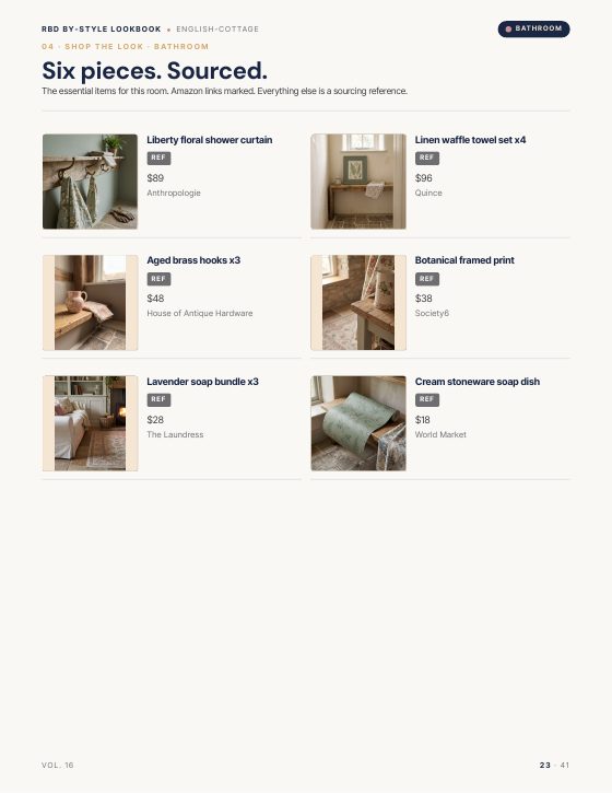 Page 23 of ENGLISH COTTAGE STYLE LOOKBOOK