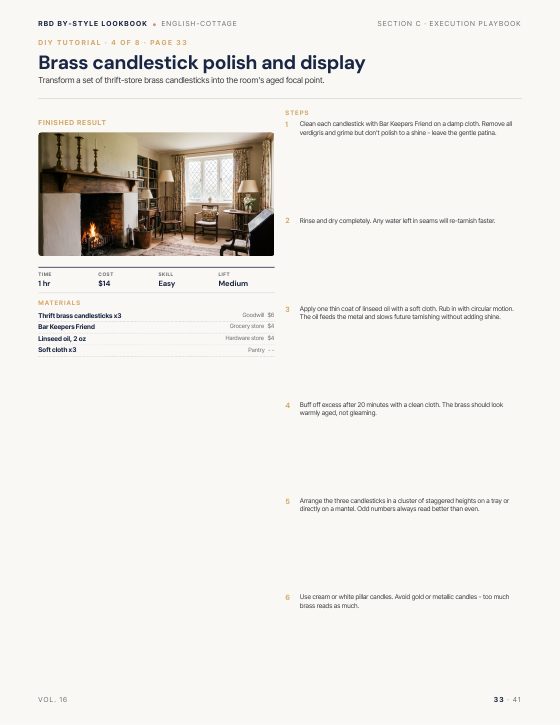 Page 33 of ENGLISH COTTAGE STYLE LOOKBOOK