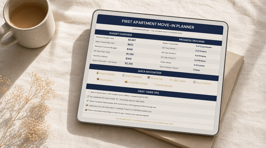 First Apartment Move-In Planner