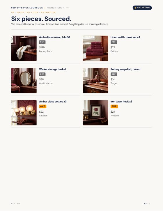 Page 23 of FRENCH COUNTRY STYLE LOOKBOOK