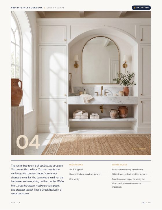 Page 20 of GREEK REVIVAL STYLE LOOKBOOK