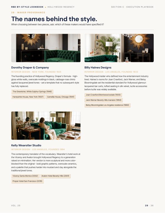 Page 29 of HOLLYWOOD REGENCY STYLE LOOKBOOK