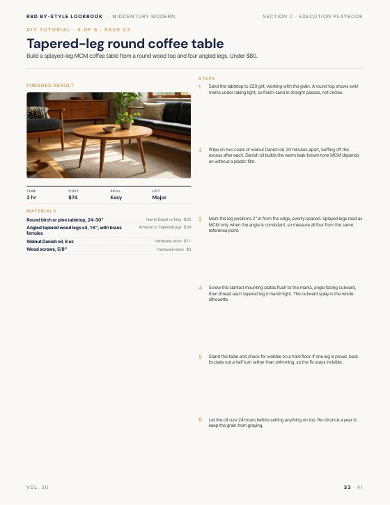 Page 33 of MID-CENTURY MODERN LOOKBOOK