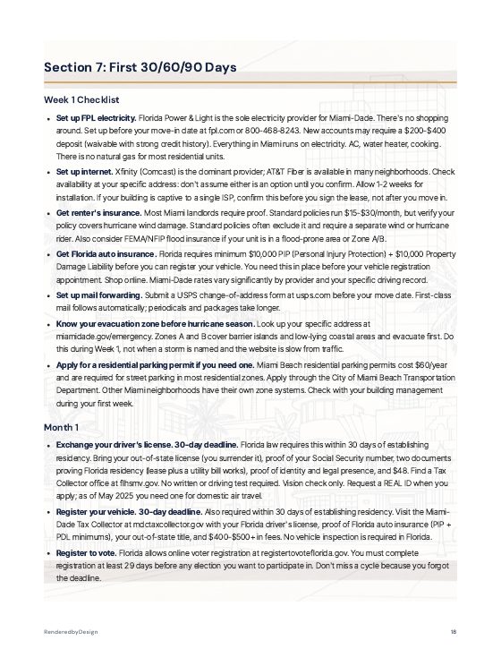 Page 18 of MOVING TO MIAMI GUIDE