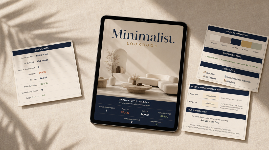 Minimalist Lookbook