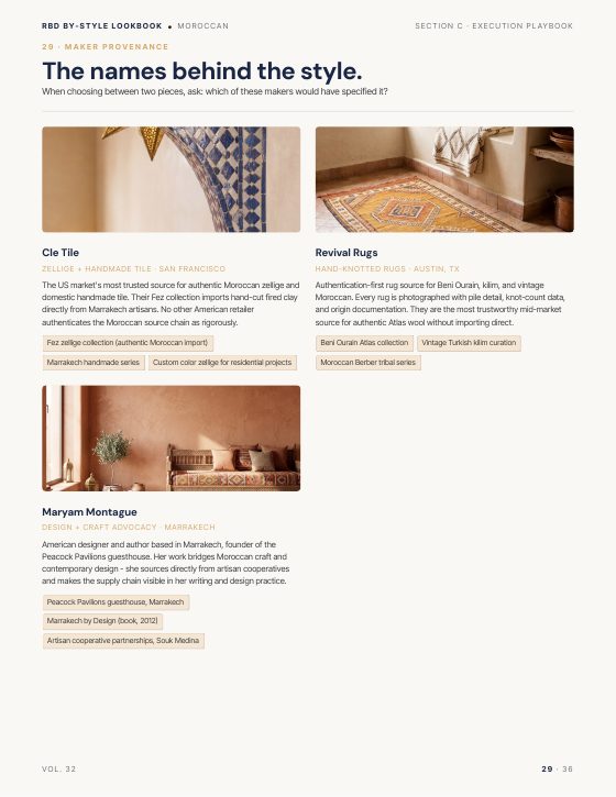 Page 29 of MOROCCAN STYLE LOOKBOOK