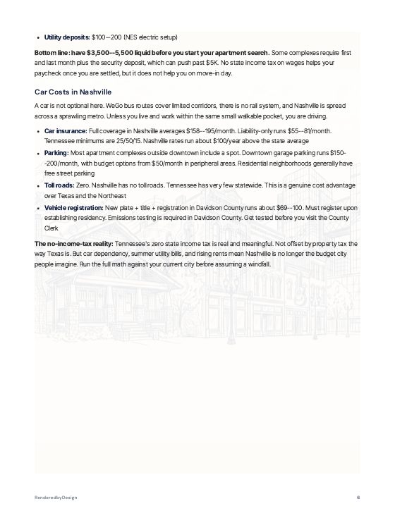 Page 6 of MOVING TO NASHVILLE GUIDE