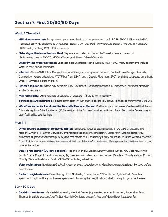 Page 17 of MOVING TO NASHVILLE GUIDE