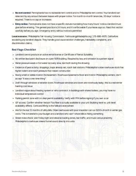 Page 12 of MOVING TO PHILADELPHIA GUIDE