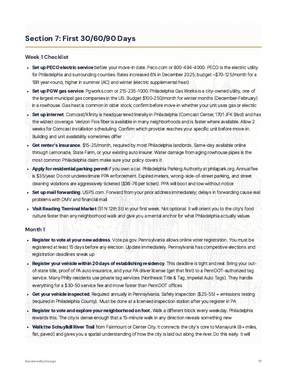 Page 17 of MOVING TO PHILADELPHIA GUIDE