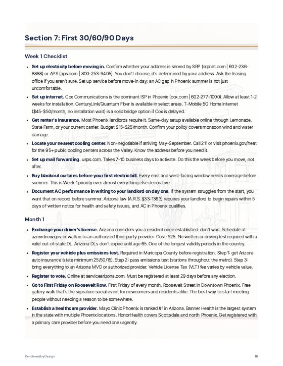 Page 18 of MOVING TO PHOENIX GUIDE