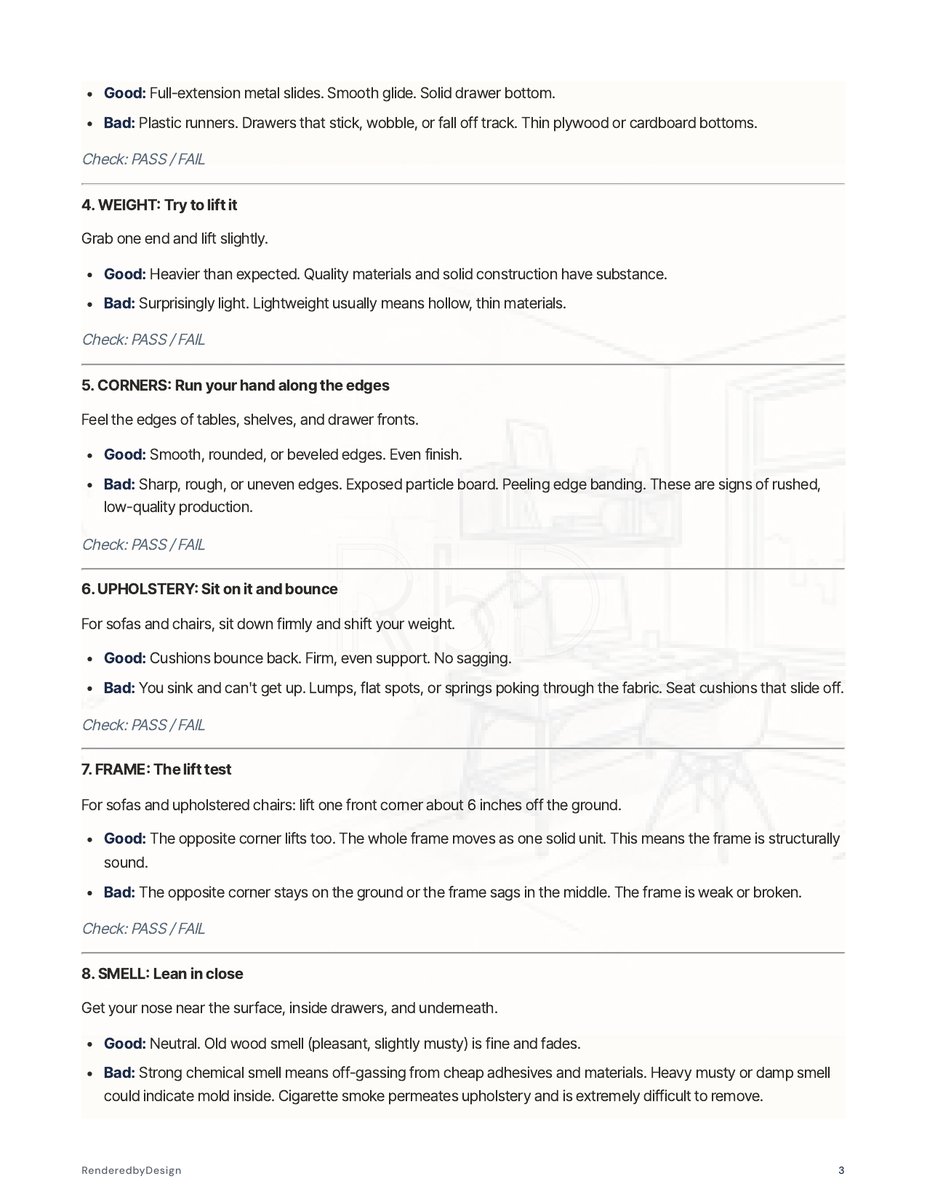 Page 3 page from the Quality Construction Checklist