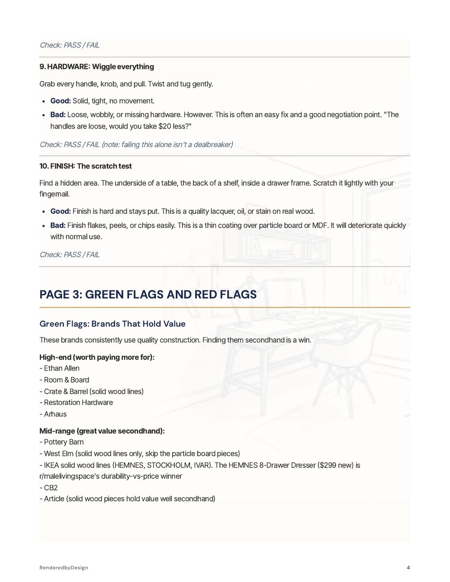 Page 4 page from the Quality Construction Checklist