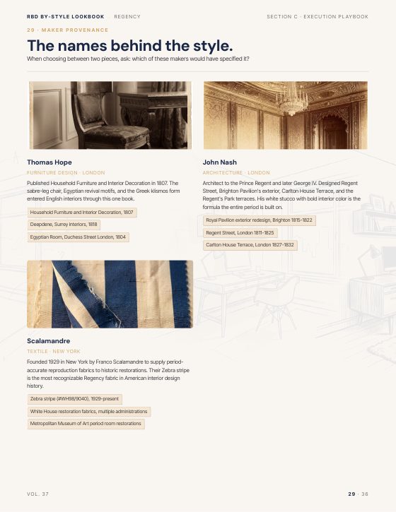 Page 29 of REGENCY STYLE LOOKBOOK