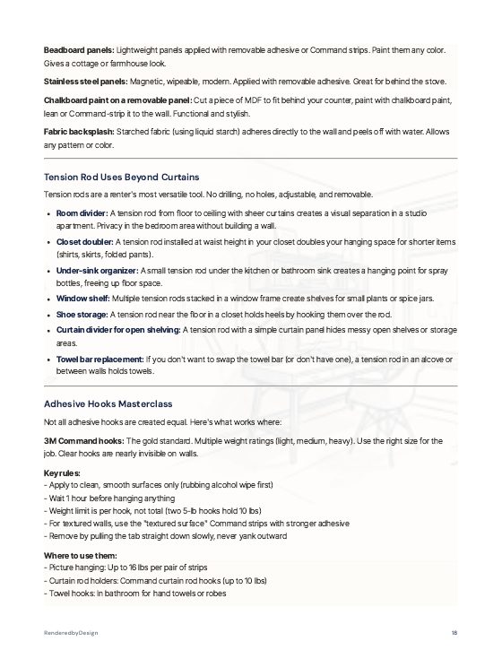 Page 18 of THE RENTER MAKEOVER PLAYBOOK