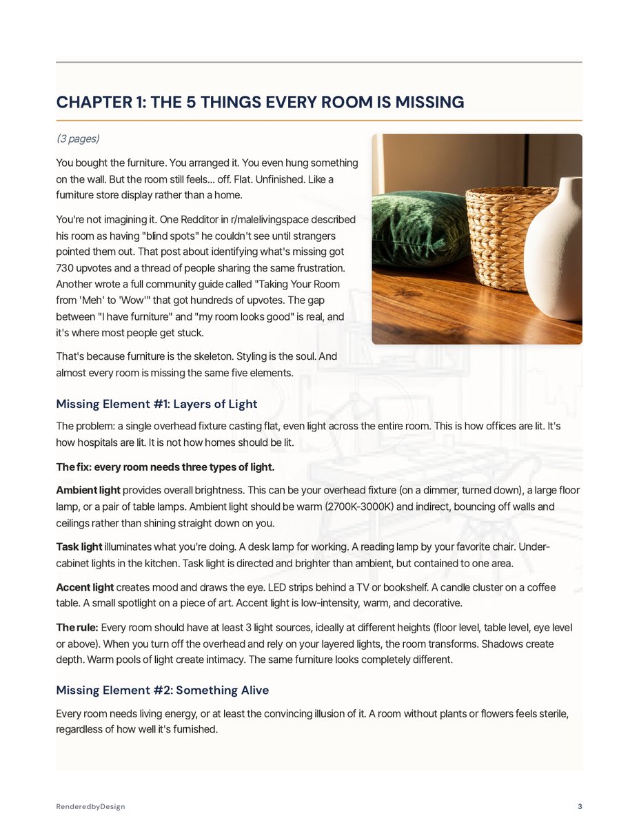 Page 3 page from The Room Reveal Styling Playbook