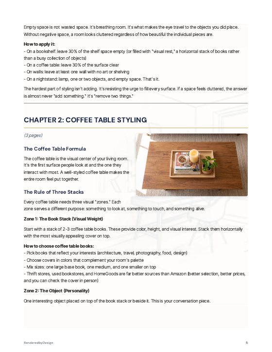 Page 5 of THE ROOM REVEAL STYLING PLAYBOOK