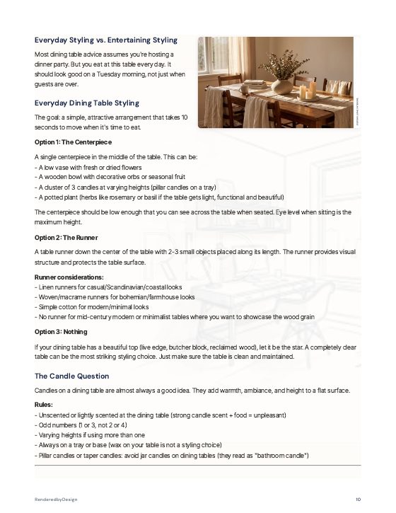 Page 10 of THE ROOM REVEAL STYLING PLAYBOOK