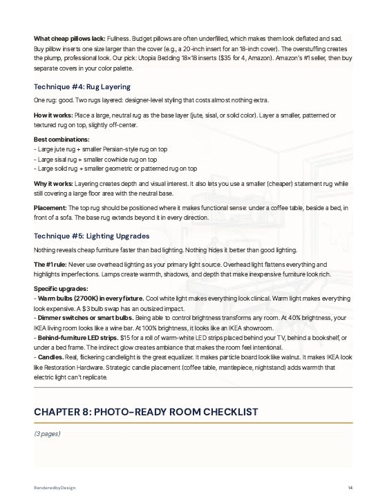 Page 14 of THE ROOM REVEAL STYLING PLAYBOOK