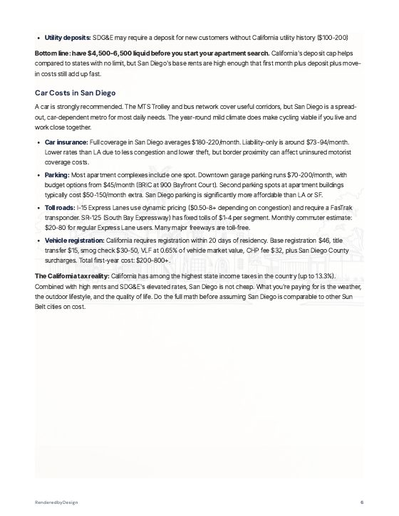 Page 6 of MOVING TO SAN DIEGO GUIDE