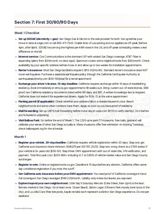 Page 17 of MOVING TO SAN DIEGO GUIDE