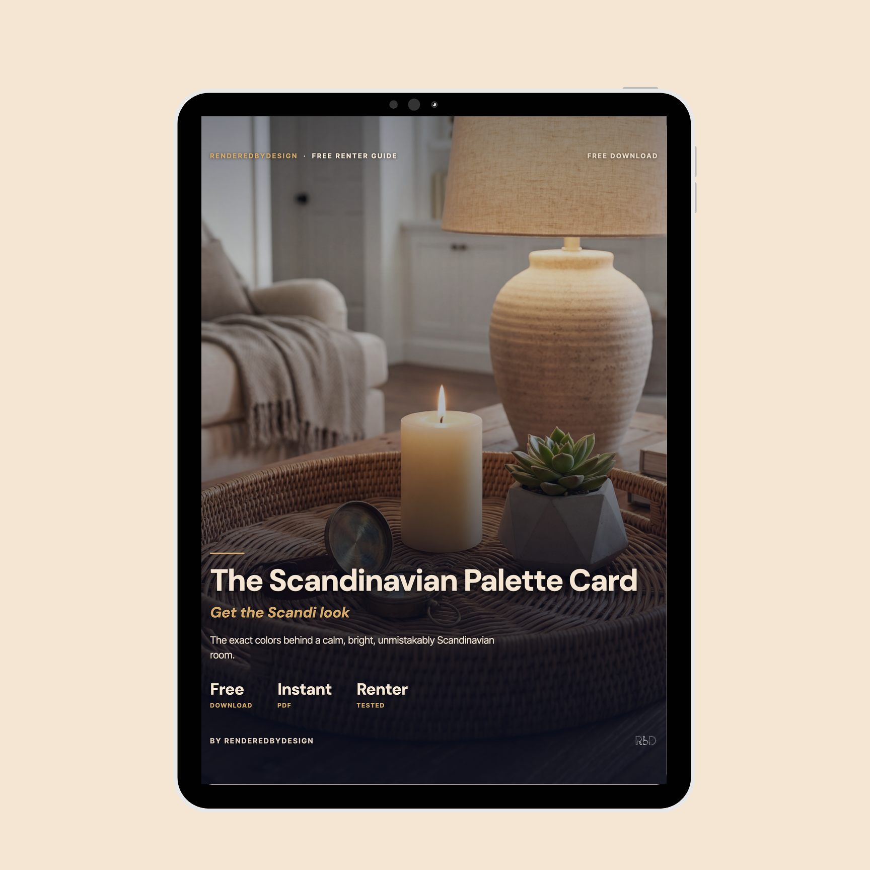 Scandinavian Palette Card