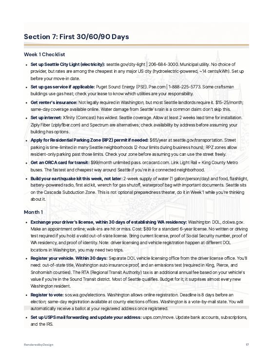 Page 17 of MOVING TO SEATTLE GUIDE