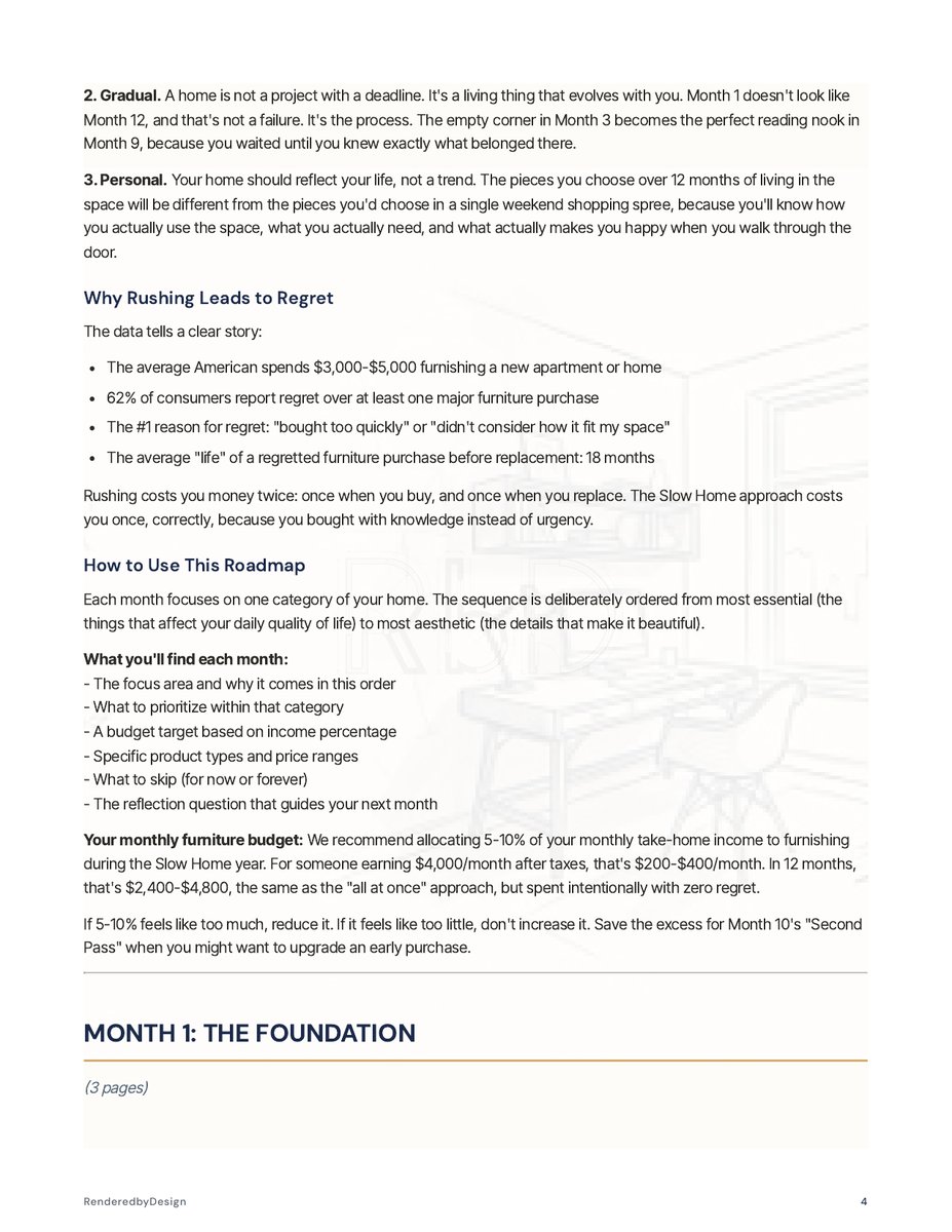 Page 4 page from The Slow Home 12-Month Roadmap