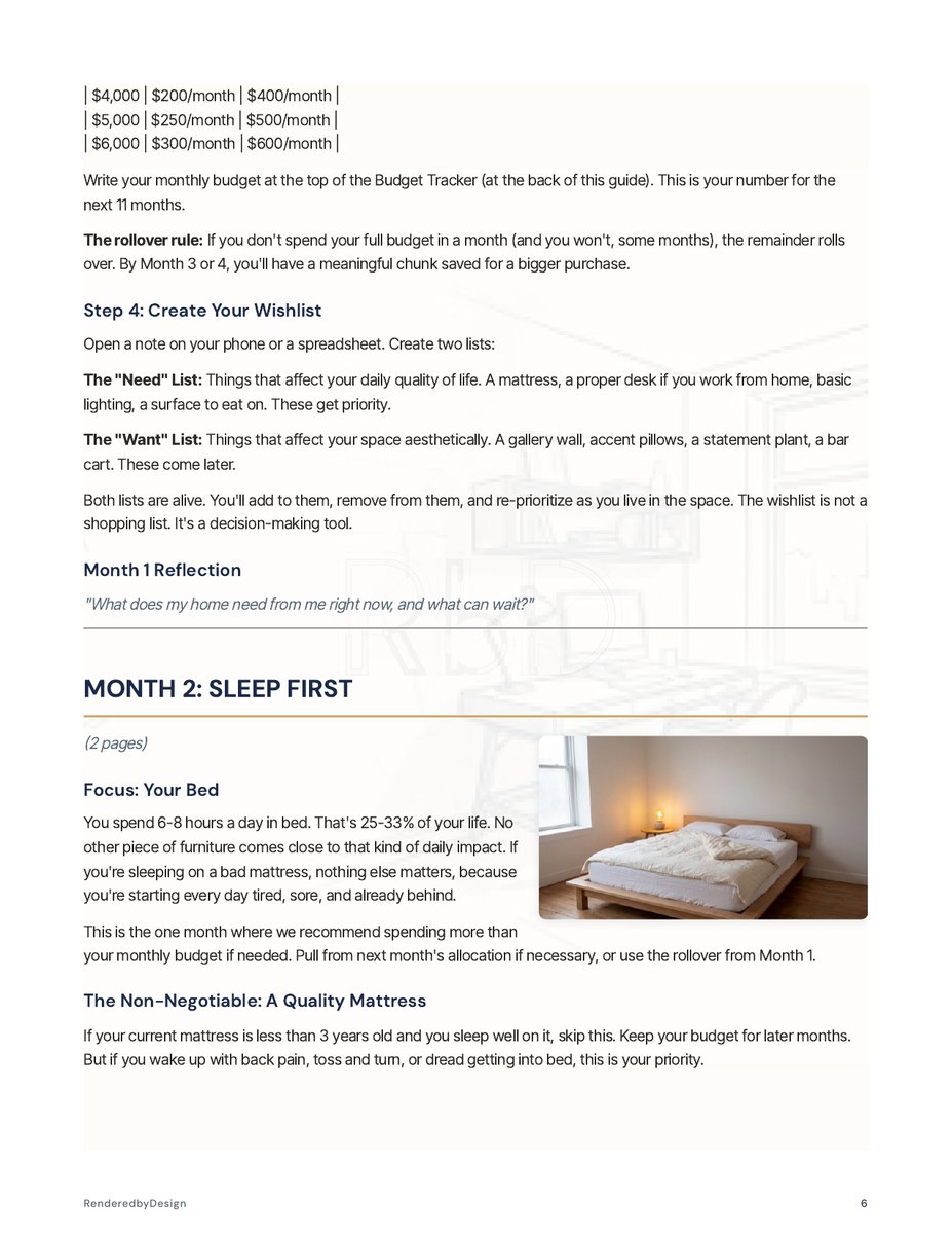 Page 5 page from The Slow Home 12-Month Roadmap