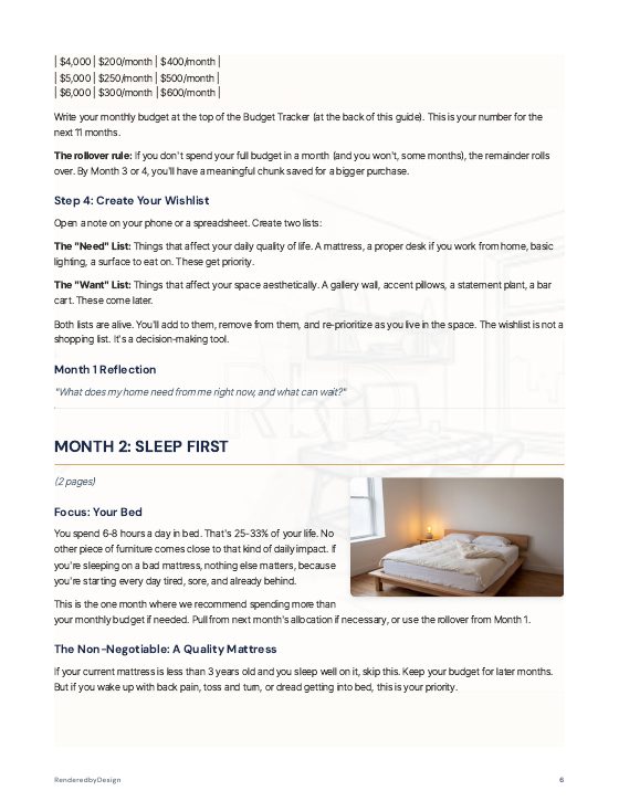 Page 6 of THE SLOW HOME 12-MONTH ROADMAP