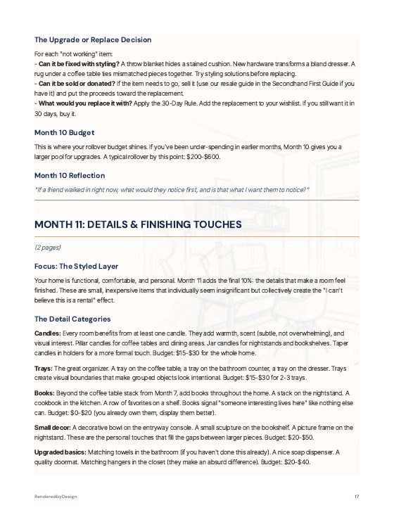 Page 17 of THE SLOW HOME 12-MONTH ROADMAP